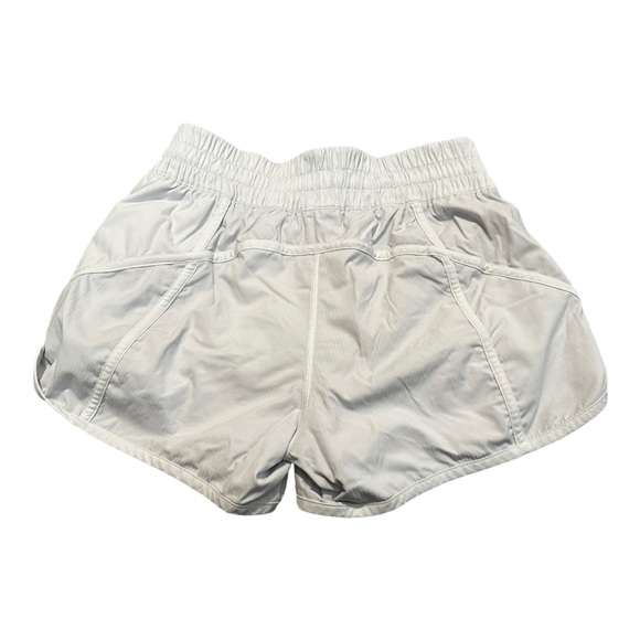 Lululemon white athletic running shorts size 8 - Picture 1 of 3